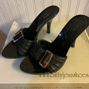 Cathy Jean slip on high heels